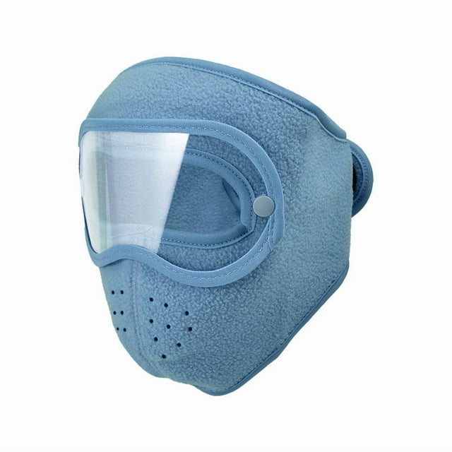 Face Mask for Women,Ski Full Face Mask, Windproof Fleece Winter Warm Balaclava with HD Protective Mirror