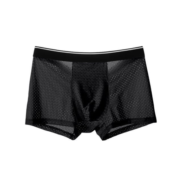 Funicet Mens Boxers Underwear,Mens Boxer Underwear,Mens Cotton Boxers Solid Color Open