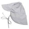 thumbnail image 3 of Kids Baby Boys Girl Flap Sun Protection Swim Hat Cap S Gray, 3 of 5