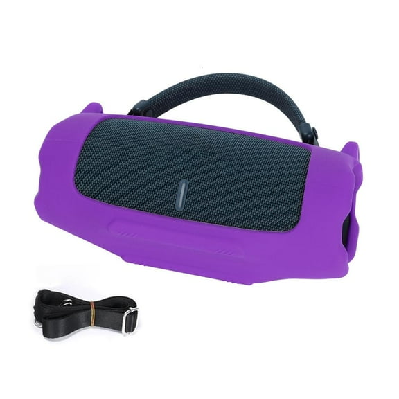 Yammee Flexible Silicone Case Guard For Charge 6 Speaker With Adjustable Shoulder Strap