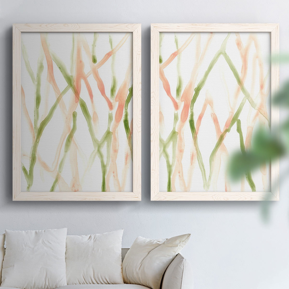 Runnel XIII - Premium Framed Canvas 2 Piece Set - Ready to Hang