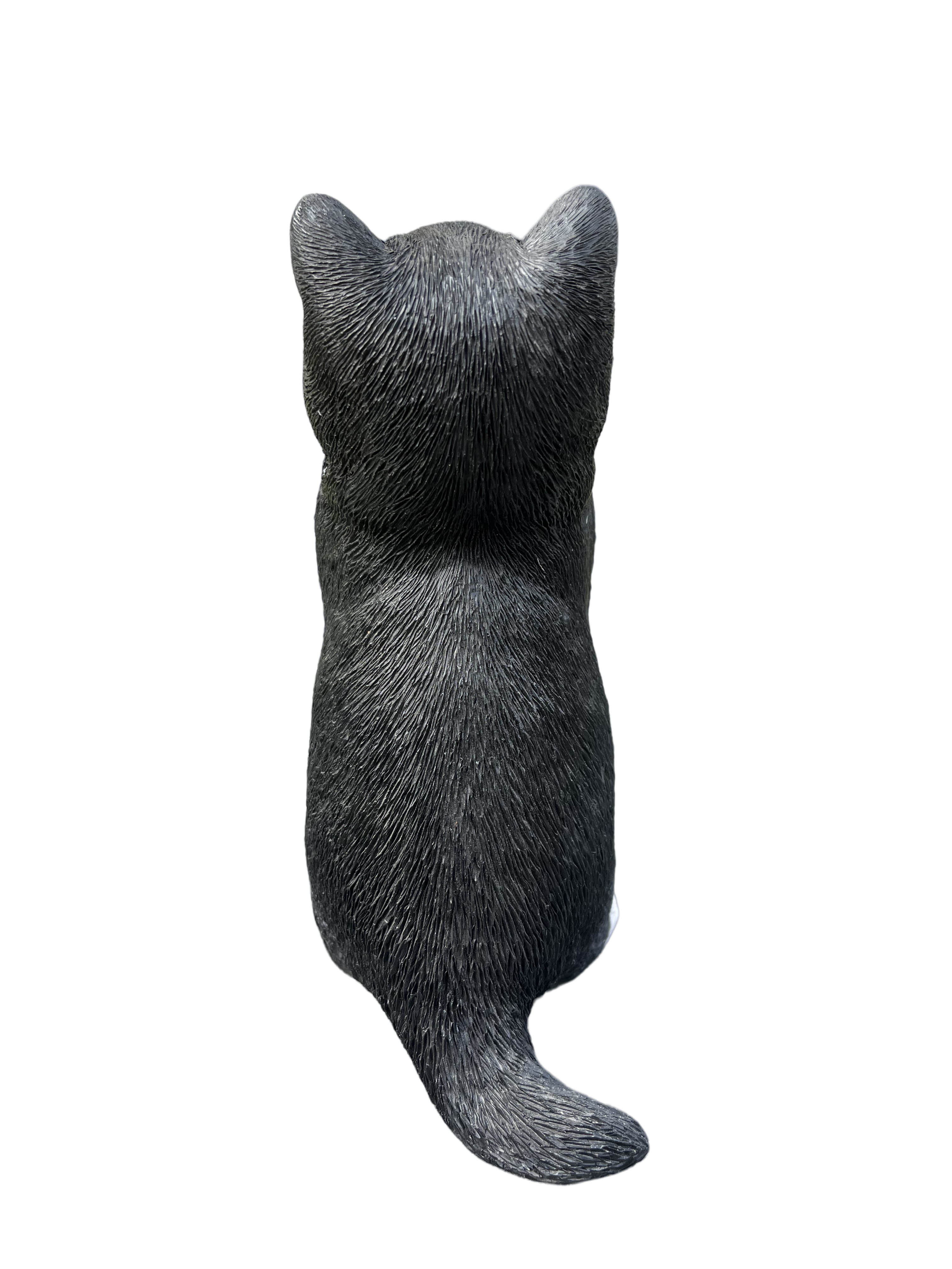 7" H Cow Cat Kitten Statue Praying