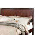 thumbnail image 2 of Benjara Kali Platform California King Panel Bed-Storage Drawer-Cherry Brown Wood, 2 of 5