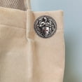 thumbnail image 5 of Fashion Templar Knight Cross Brooch Stainless Steel Round Lapel Pin Badge Handcrafted Lapel Pin Badge Brooch for Men Women, 5 of 7