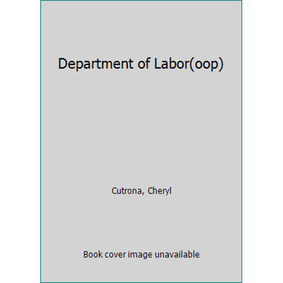 Pre-Owned Department of Labor (Know Your Government) (Unknown) 0877548447 9780877548447