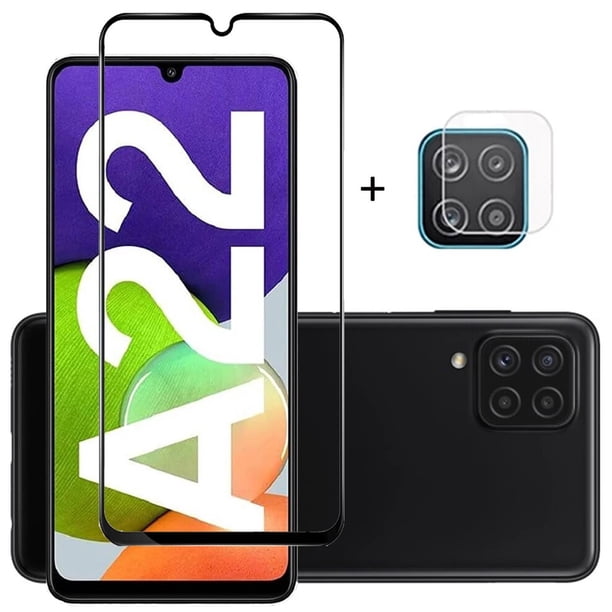 Cristal Protector 2 en 1 para Samsung Galaxy A22 5G, película para lente de cámara, Protector de pantalla A 22 A32 5G A14 S templado A54 en A22 SM-A226B Tan Jianjun unisex