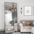 thumbnail image 6 of CISTEROMAN 65"x24" Full Length Mirror Floor Mirror Black Wall Mirror Large Full Body Mirror Standing Mirror, 6 of 8