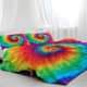 thumbnail image 1 of Juego de sábanas Rainbow Tie Dye Quilt Cover, 1 of 5