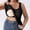 Black, variant on BILIKEYU Women's Tank Tops, Cotton Shelf Bra Cami Shirts Double Lined Spaghetti Strap Sleeveless Undershirts for Women Basic Cute Going Out Summer Tops, Beige