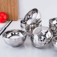 thumbnail image 3 of Visland Stainless Steel Reusable Double Wall Insulated Non-slip Bowl Kitchen Tableware, 3 of 6