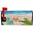 thumbnail image 2 of Hello Summer Beach Mailbox Cover Blue Ocean Sea Mailbox Covers Magnetic Large Size 25.5" X 21" Mailbox Wraps Post Letter Box Cover Garden Decorations, 2 of 6