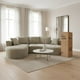 thumbnail image 1 of Bossa - Sala Modular en Forma de L de 3 Plazas con Diseño Curvo | Chloe Taupe | Tapizado en Tela Suave y Resistente con Cojines Decorativos, 1 of 10