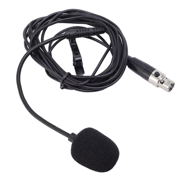Micrófono Lavalier, Micrófono Lavalier Portátil Con Clip Plug And Play Retroalimentación Con Parabrisas Para Entrevistas