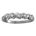thumbnail image 5 of Mauli Jewels Rings for Women 0.05 Carat Engagement Wedding Band bezel 10K Solid Rose Gold, 5 of 8