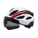 thumbnail image 4 of Casco de bicicleta Casco de bicicleta de carretera ajuste ajustable al aire libre con visera desmontable para hombres mujeres equipo de ciclismo casco Rojo, 4 of 8