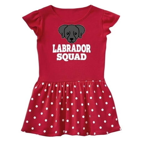 

Inktastic Dog Black Labrador Squad Gift Baby Girl Dress