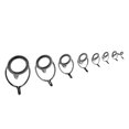thumbnail image 3 of 8pc Fishing Rod Guide Tip Set Repair DIY Eye Rings Stainless Steel Frame, 3 of 8