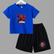 thumbnail image 3 of Conjunto de verano de Marvel Spider-Man para bebé adolescente, camiseta para niño, pantalones cortos, conjunto de 2 piezas, ropa deportiva de manga corta para niño y niña, marca de dibujos animados pa, 3 of 5