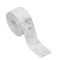 Caulk Tape Waterproof Self Adhesive Toilet Caulking Sealant Strip Bathtub Caulk Sealing Strip Tape, Slate Stone Pattern (1.5 Inch x 16.4 Ft)