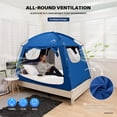thumbnail image 2 of Carpa para Cama UNIHIMAL para Cama Individual con Dosel Azul, 2 of 8