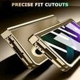 thumbnail image 5 of Compatible Champagne Gold Samsung Z Fold 4 Case with Hinge Protection & Electroplating Texture,Luxury Slim Hinge Protective Screen Protector Case for Galaxy Fold 4 Case,Samsung Z Fold 4 5g Case, 5 of 14