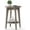 Heather Greige, variant on 2-Tier Small Round End Table, Nightstand with Tapered Legs, Curved Transitions – Collection Side Table for Small Spaces, Living Room, Bedroom, Honey Brown