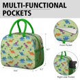 thumbnail image 6 of Womens Green Dinosaurs Ponds Pattern Lunch Box for Work,Insulated Lunch Bag for Women,Loncheras Para Mujer,Leakproof Adult Lunch Bag for Work,Beach,Travel,Picnic,Camping, 6 of 7