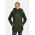 thumbnail image 3 of Marikoo Women's Hip-Covering Quilted Winter Jacket with Hood - Tailored Fit - Tivaa XVI, 3 of 10