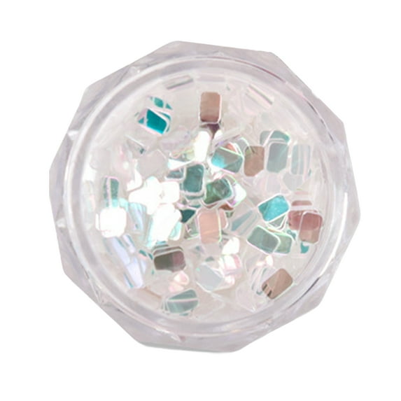 Visland 1 Box Nail Decoration Sparkling Creative Shape Stunning Visual Effect Vivid Color 6 Styles Butterfly Love Heart Nail Sequins Manicure Design Nail Supplies