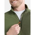 thumbnail image 4 of Ozark Trail Men's and Big Men's Micro Fleece Half Zip Pullover, Sizes S-3XL, 4 of 5