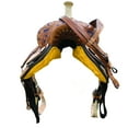 thumbnail image 6 of Resistance Kid Leather Horse Saddle for Barrel and Trail Riding with Free Tack Set, 6 of 8