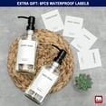 thumbnail image 6 of GM GMISUN Glass Soap Dispenser, Clear Hand and Dish Soap Dispenser Set with Labels - 2 Pack, 6 of 7