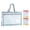 Gray, variant on NUOKO Cross Stitch Project Bag Sew Projects Bags for Quilting Jumbo Embroidery Bags Organizer Storage Needlepoint Project Bag Mesh Zipper Pouch with Handle for Cross Stitch Craft Knitting Crochet