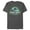 Charcoal Heather, variant on Men's Jurassic World T. Rex Spray Paint Logo Graphic Tee Charcoal Heather Large