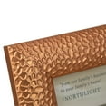 thumbnail image 5 of Textured Metal Picture Frame - for 5" x 7" Photo - Copper Finish, 5 of 6