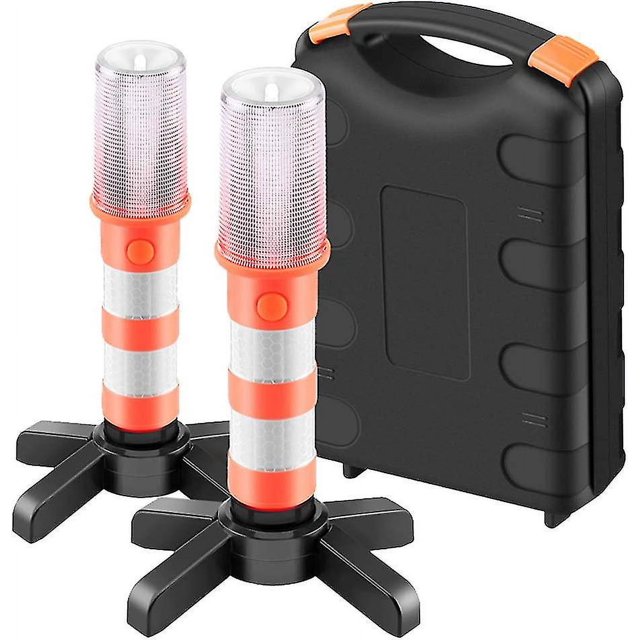 Linterna Led YONGSHENG de carretera 2 uds Luz estroboscópica de seguridad tres modos
