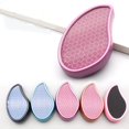 thumbnail image 3 of Nano Glass Foot File – Callus Remover, Dead Skin Scrubber, Heel Repair Tool for Smooth Feet (Light blue electroplating shell + stainless steel convex surface), 3 of 21