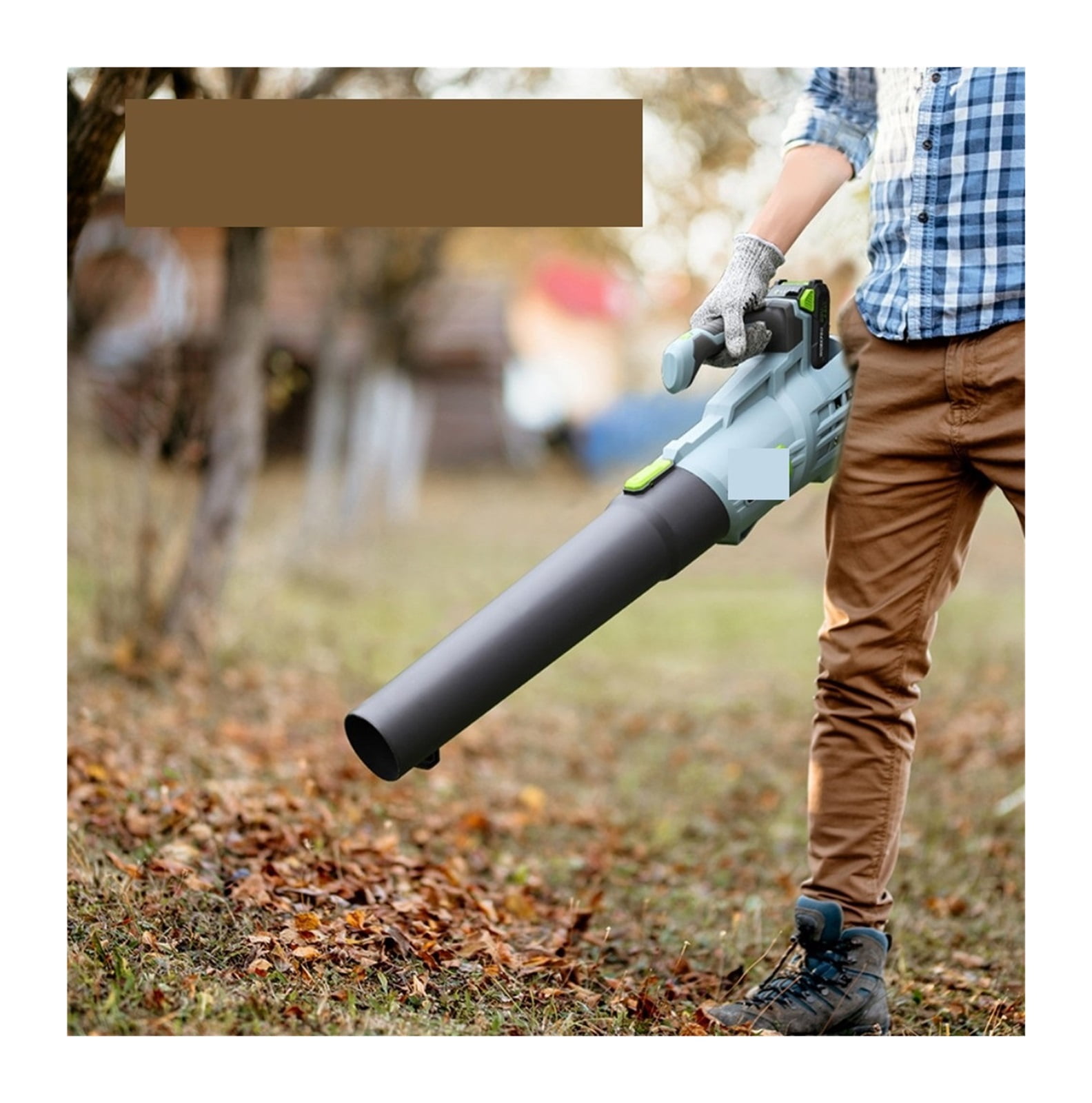 20V 4.0Ah Battery Cordless Leaf Blower, Variable Speed Air Powered Blower Sweeper For Dust,Snow Blowing Garden Power Tool ,Powerful & Energy-Efficient