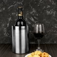 thumbnail image 5 of DODAMOUR Wine Chillers for Bottles, Stainless Steel Double Wall Wine Chiller Cooler Bucket, Insulated Champagne Chiller Ice Bucket Fits 750 ml Wine Bottle for Bar (Silver), 5 of 7