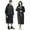 Black, variant on Cfowner Portable Waterproof EVA, Rain Ponchos 2 Pack