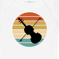 thumbnail image 4 of Inktastic Violin Music Retro Sunset Boys or Girls Baby Bodysuit, 4 of 5