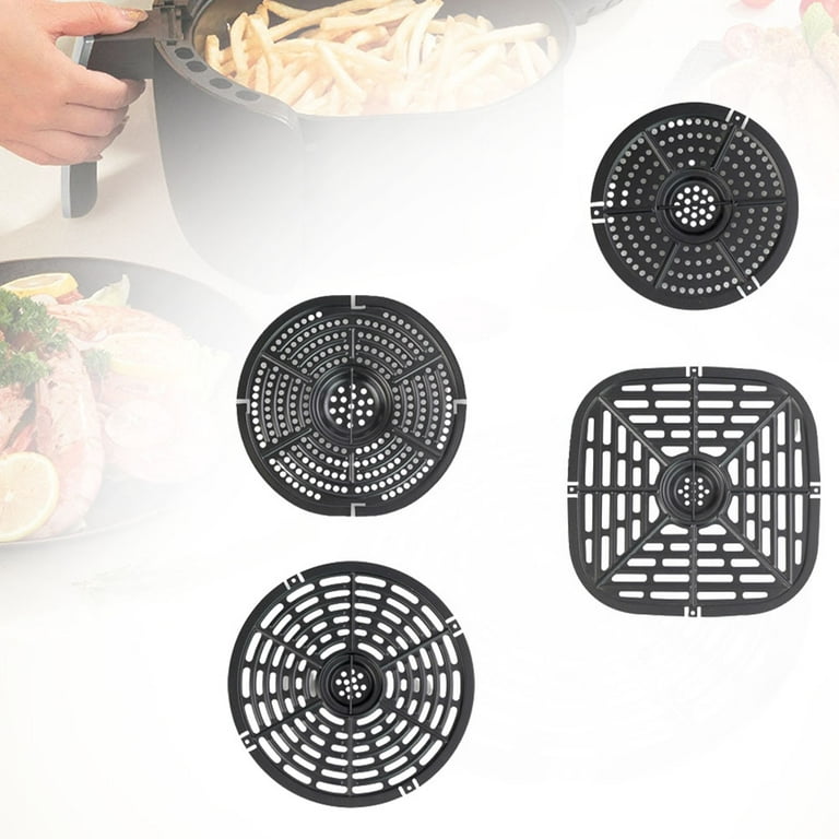 QIFEI Air Fryer Replacement Grill Pan, Crisper Plate,Air fryer Accessories,  Non-Stick Fry Pan, Dishwasher Safe 