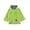 Green, variant on Girl Baby Kid Waterproof Hooded Coat Jacket Outwear Raincoat Hoodies