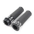 thumbnail image 2 of NS Motorcycle 1" Black Aluminum CNC Handle Bars Hand Grips for Harley Touring Street Glide Softail Dyna TU5, 2 of 5