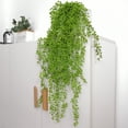 thumbnail image 5 of Artificial Succulents Hanging Plants Fake String of Pearls for Wall Home Garden Decor (75cm Length), 5 of 7