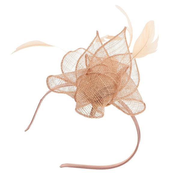 Soimiss Cocktail Party Hat Fascinator Veil Headband Fascinators Hairbands Headband 1920s Hats For Women Bridal Headband Fascinator Hair Accessory Bow Tie Artificial Bride