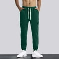 thumbnail image 2 of HAiming Mens Jogger Pants Drawstring Elastic Waisted Sport Sweatpants Casual Workout Lounge Trousers with Pockets, 2 of 7