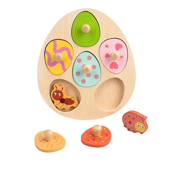 FastXams Montessori Wooden Shape Puzzle for Toddlers 3 Years Old Early Educational Match Learning Toy Wooden Puzzle Geometric Shape Sensorial Toy for Toddler Shape & Color Sorter