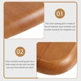 thumbnail image 3 of UPOUART Seat Replacement Dining Chairs Wooden Light Brown 1Set for Weddings, 3 of 7