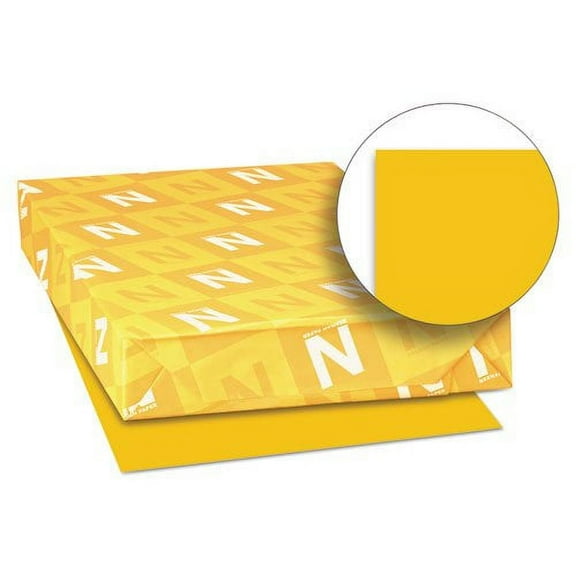 Neenah Paper - Exact Vellum Bristol Cover Stock, 67 lbs., 11 x 17, Gold, 250 Sheets 82433 (DMi PK
